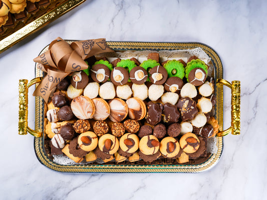 Mixed petit four tray