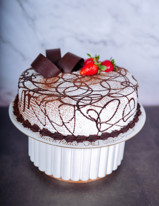 Round Cake Black Forest Powder