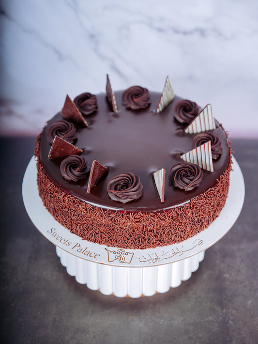 Round Cake Chocolate plain