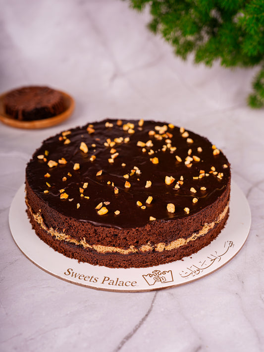 Chocolate Kunafa Cake